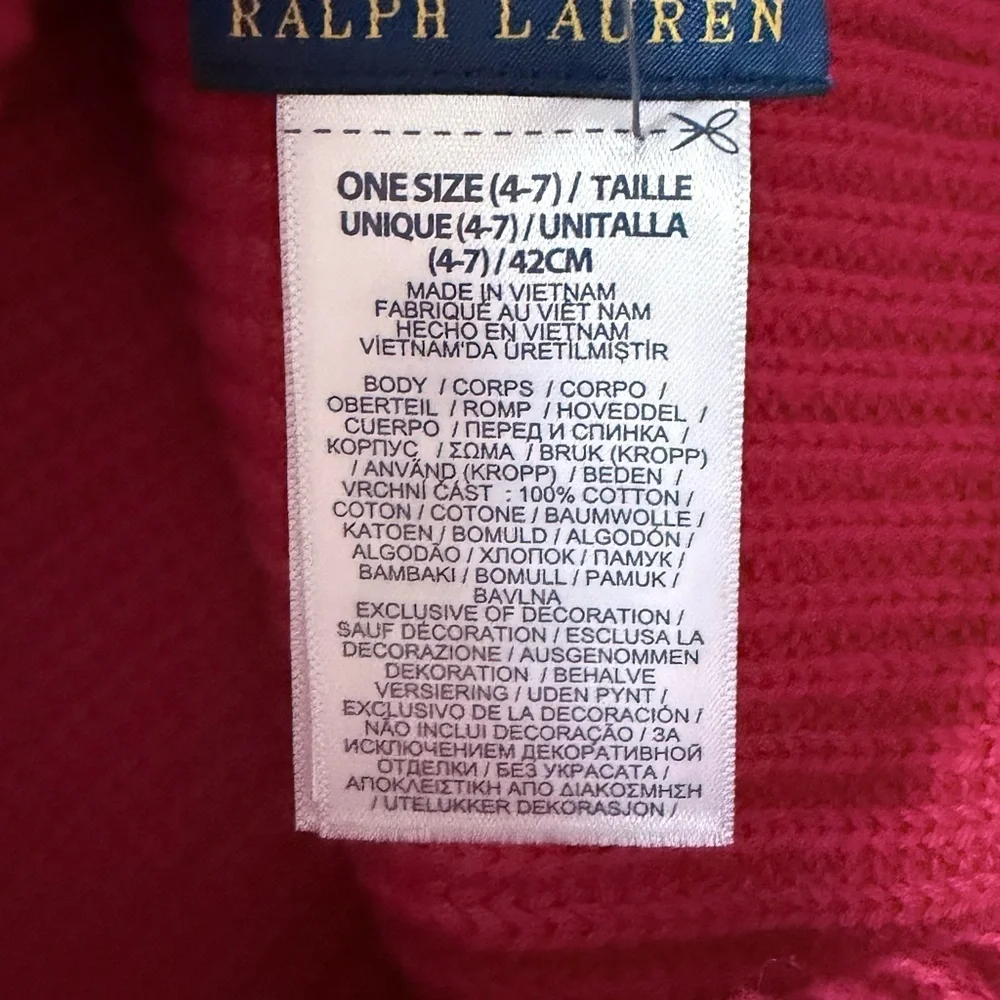 $35 Polo Ralph Lauren Red and Blue Beanie